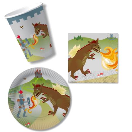 Drache und Ritter Party Set